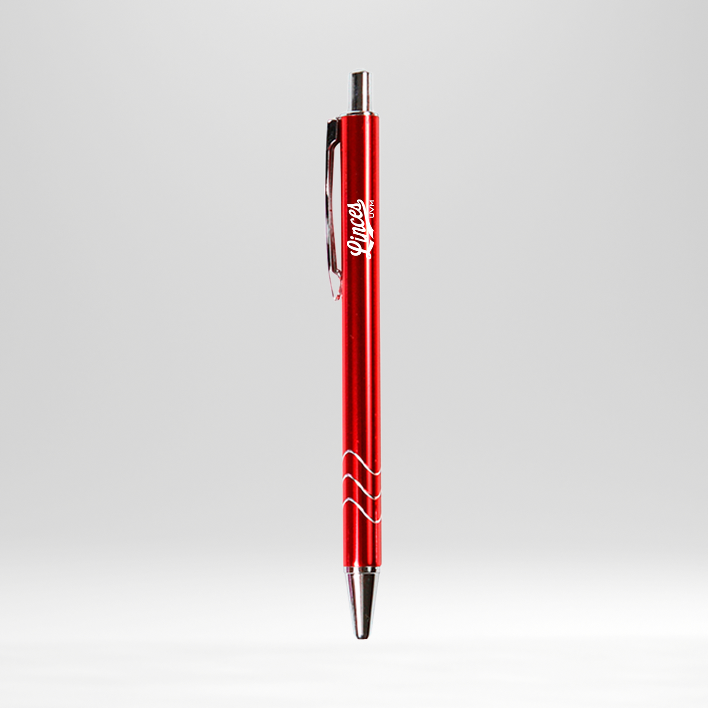 Bolígrafo rojo linces