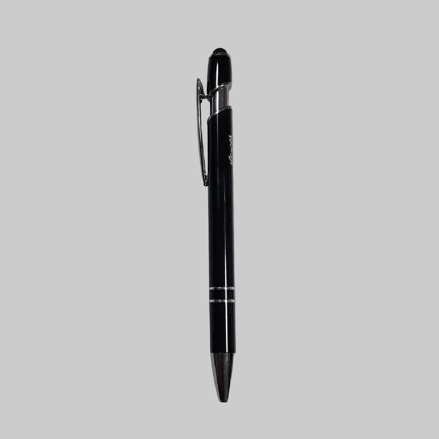 Bolígrafo negro con touch linces