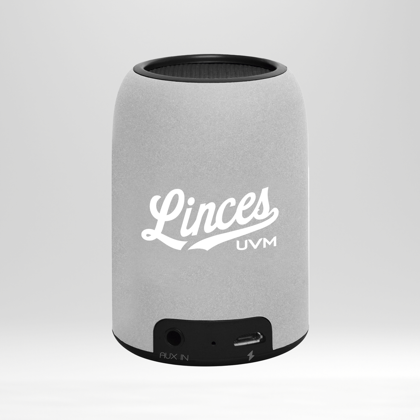 Bocina gris con logo linces