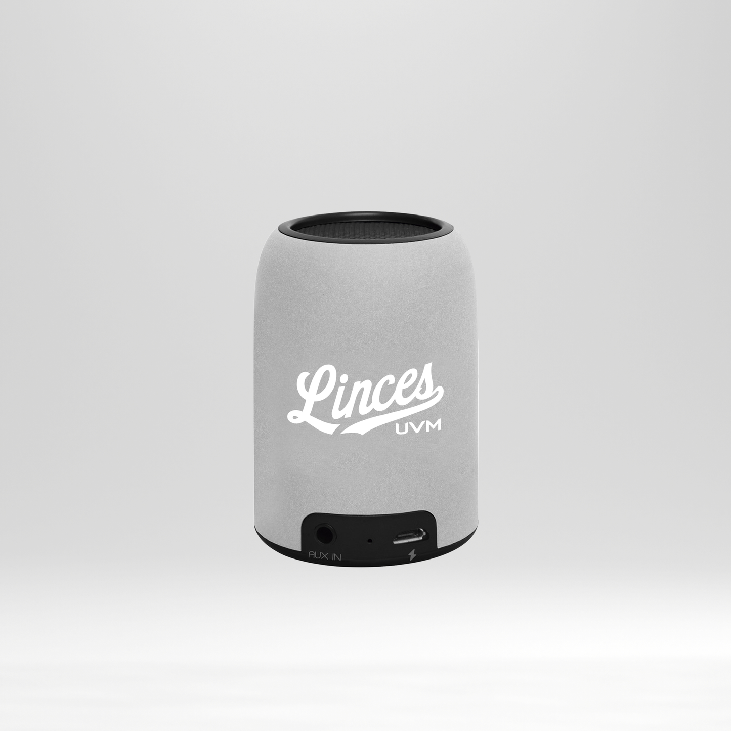 Bocina gris con logo linces