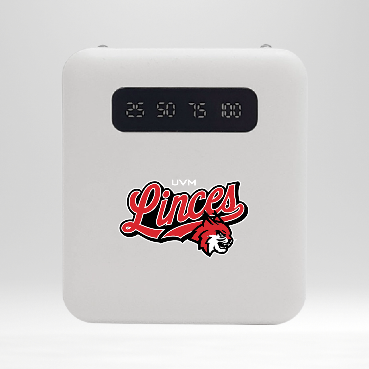 Power bank blanco con logo linces