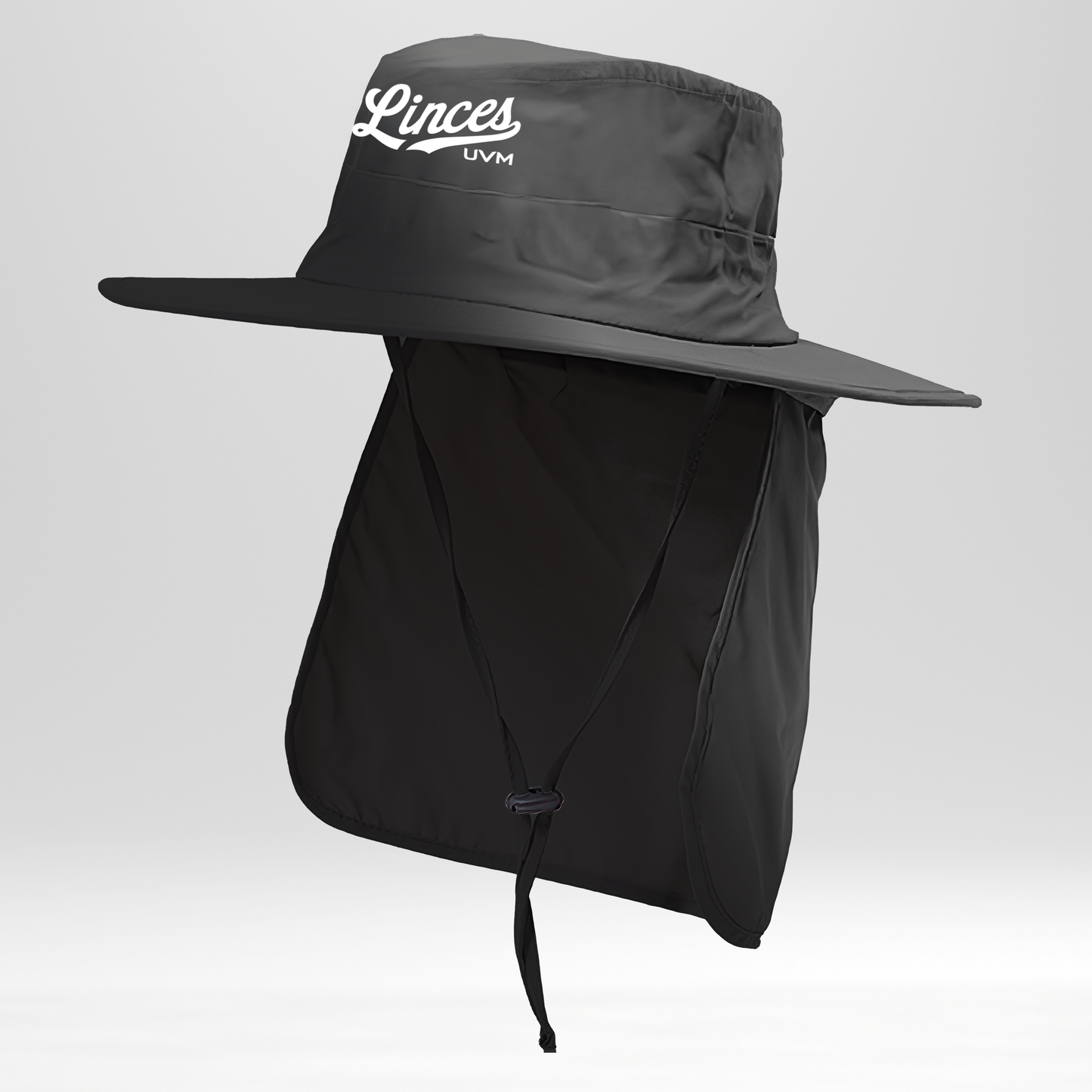 Gorro negro linces UVM blanco