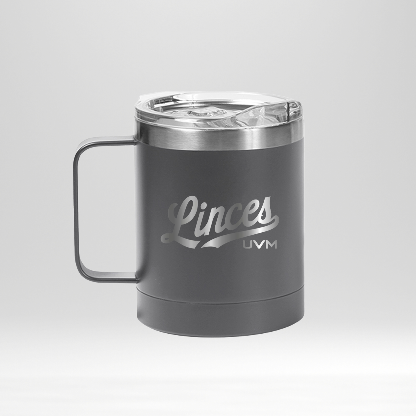 Taza gris con logo linces