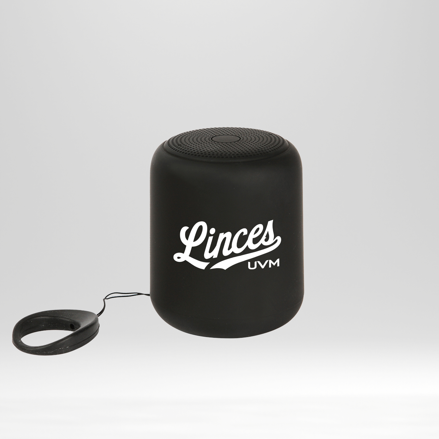 Bocina negra con logo linces