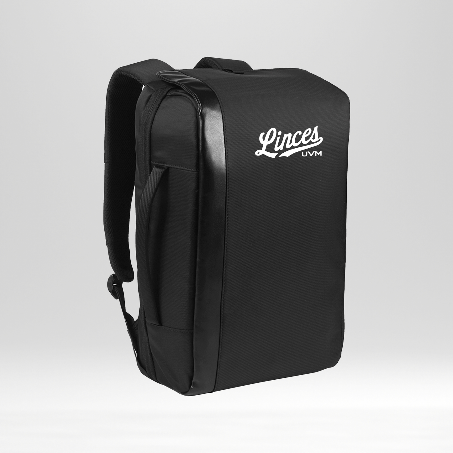 Mochila negra con logo linces