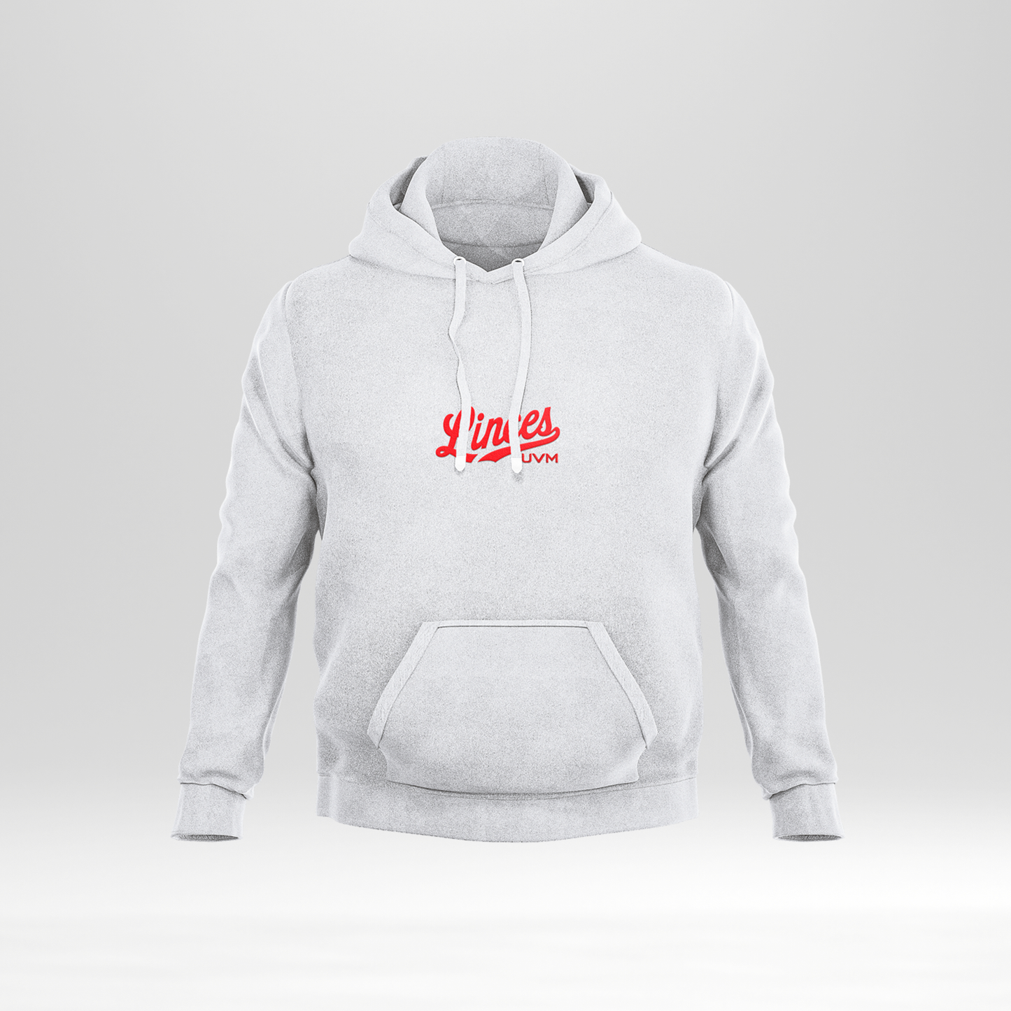 Sudadera blanca con logo linces