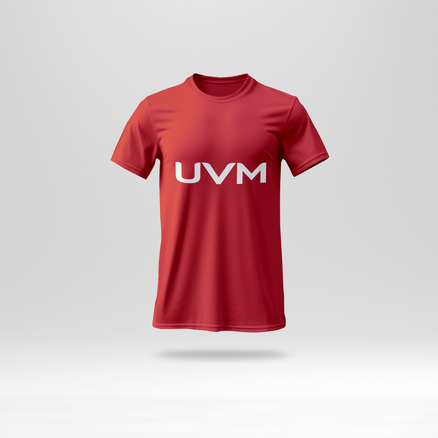T-shirt roja con logo UVM