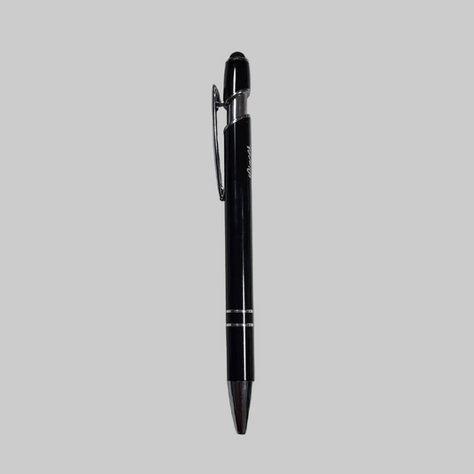 Bolígrafo negro con touch linces