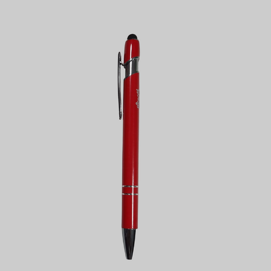 Bolígrafo rojo con touch linces