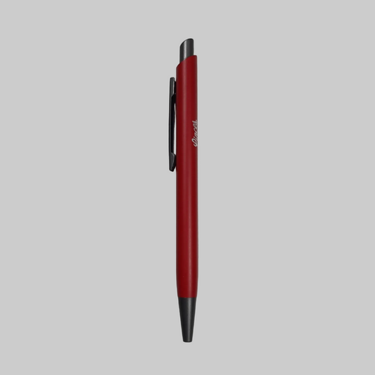 Bolígrafo rojo con gris linces