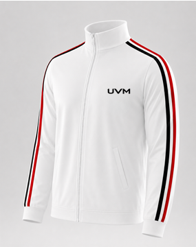 Rompevientos blanco con logo UVM
