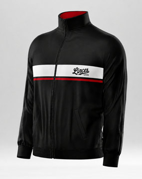 Rompevientos negro con logo linces