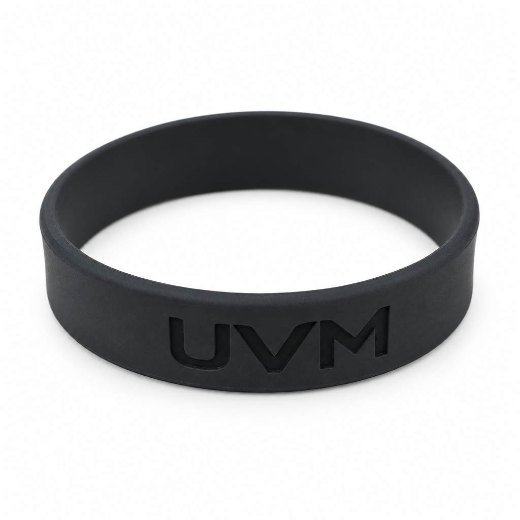 Pulsera gris con logo linces y uvm