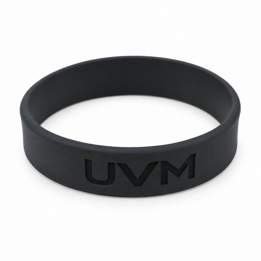 Pulsera gris con logo linces y uvm