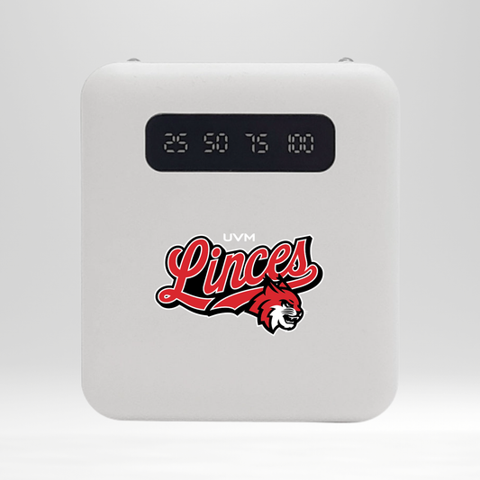 Power bank blanco con logo linces