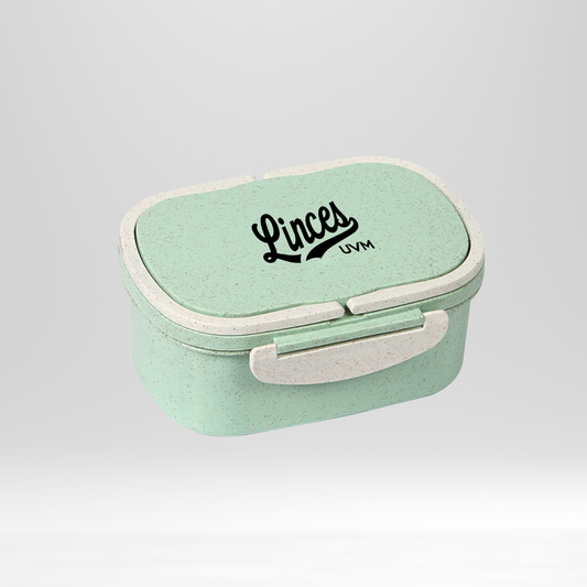 Contenedor verde con logo linces