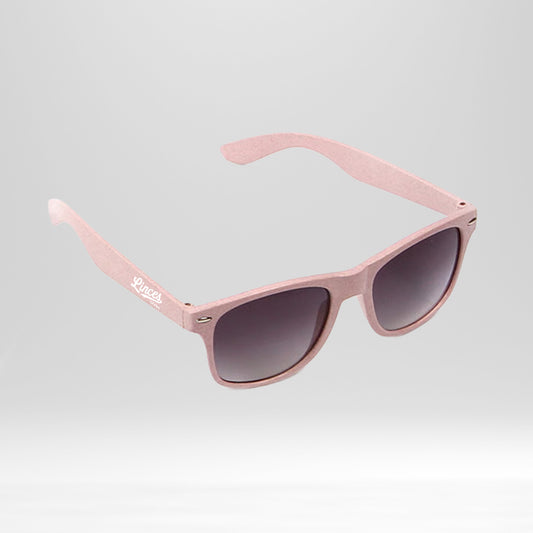 Lentes de sol rosas logo linces UVM