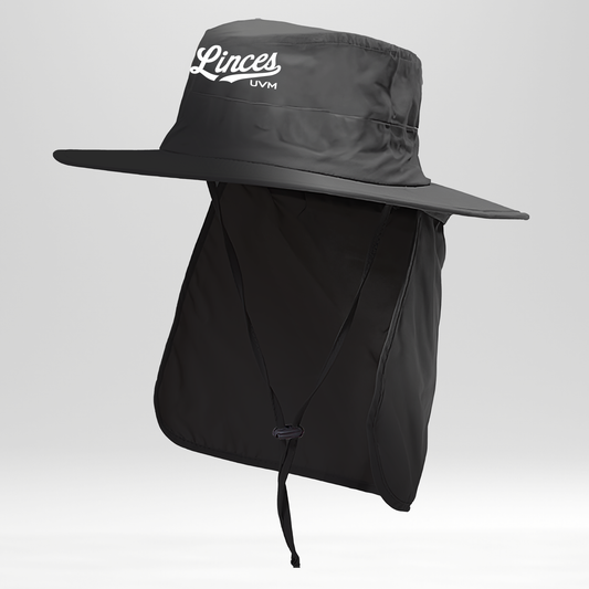 Gorro negro linces UVM blanco