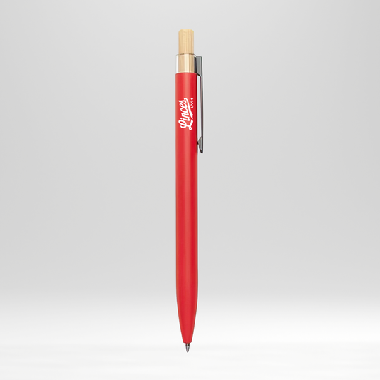 Bolígrafo rojo linces