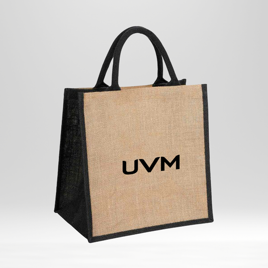 Bolsas crema y negra UVM