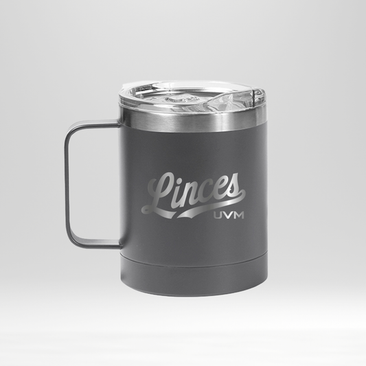 Taza gris con logo linces
