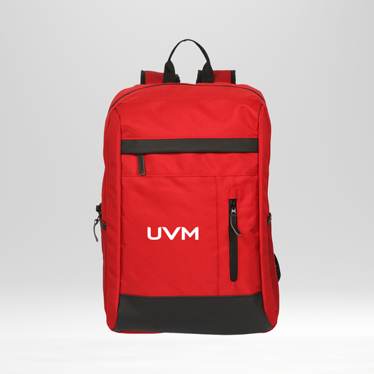 Mochila roja con logo UVM