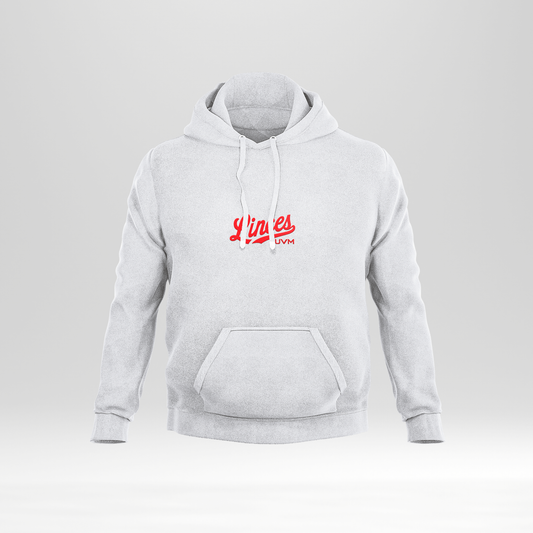 Sudadera blanca con logo linces