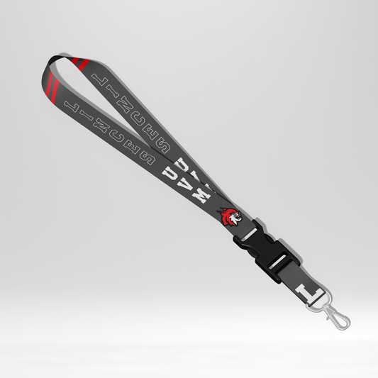 Lanyard gris linces UVM