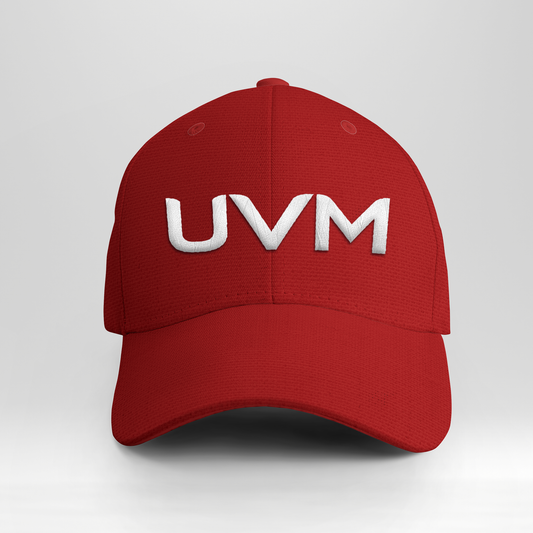 Gorra roja UVM blanco