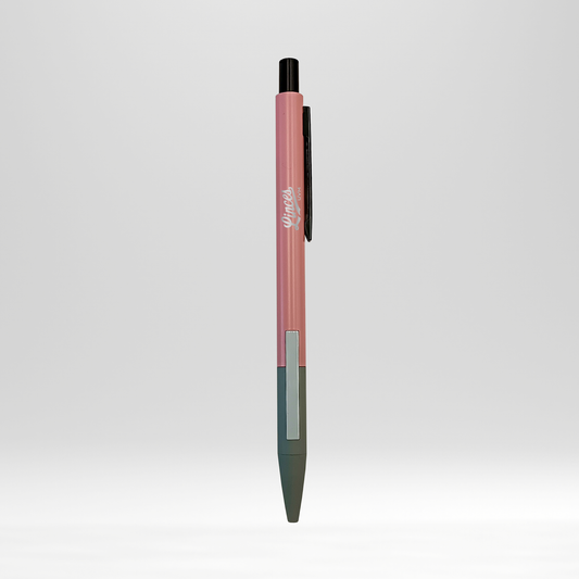 Bolígrafo rosa con gris linces UVM