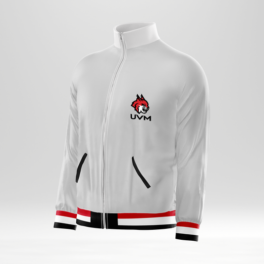 Rompevientos blanco con logo linces UVM