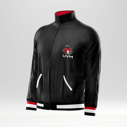 Rompevientos negro con logo linces UVM