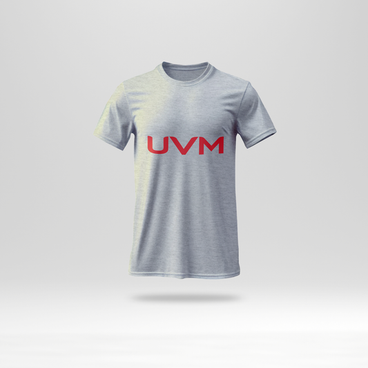 T-shirt gris con logo UVM